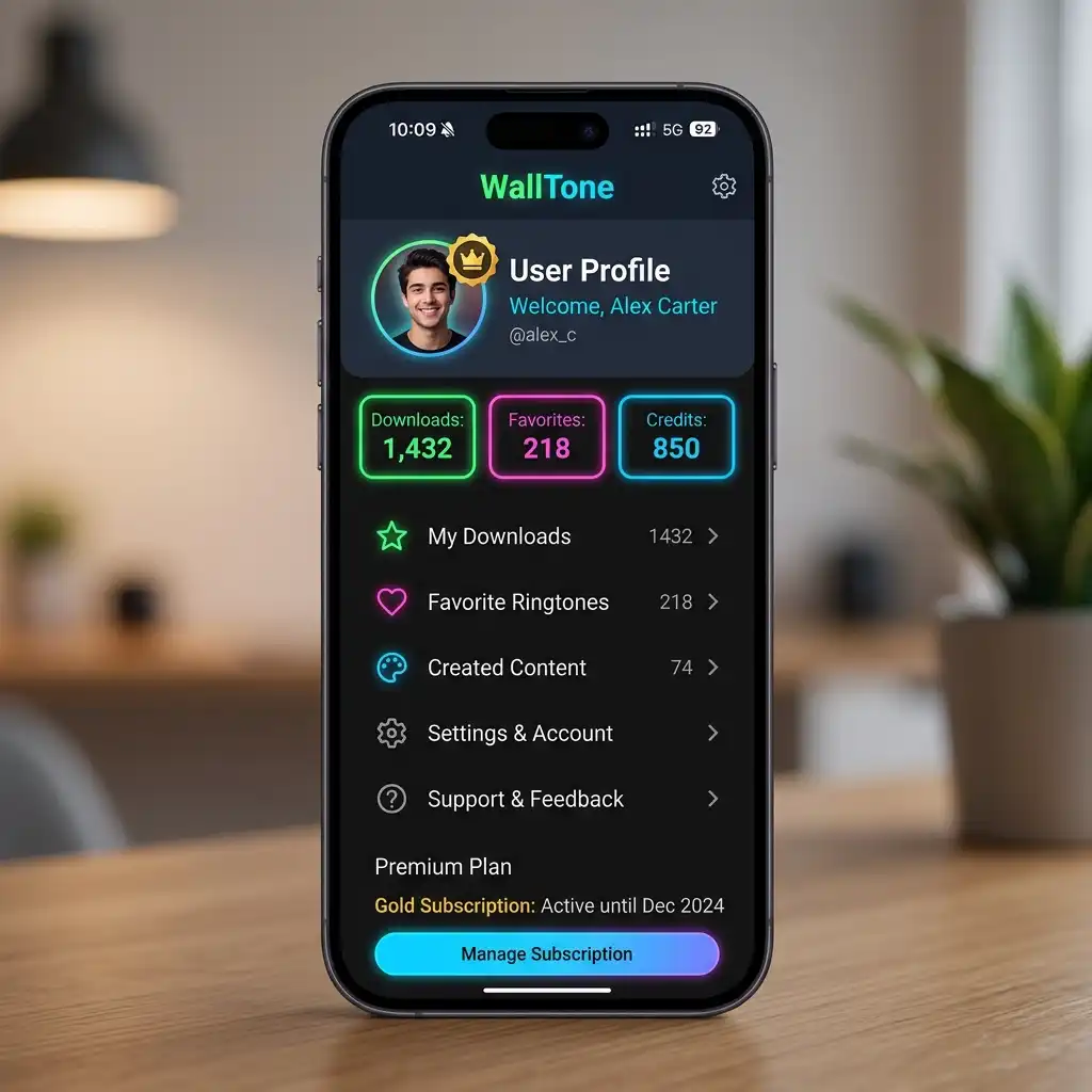 WallTone App Screenshot